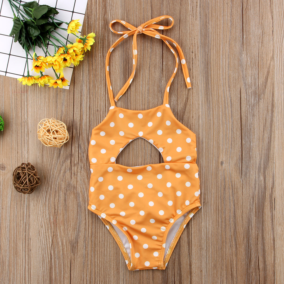 Dot One Piece Swimsuit – Lullababy