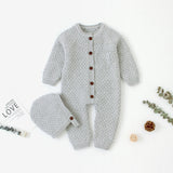 Pure Knitted Jumpsuit Set