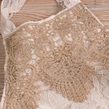 Victoria Backless Lace Romper